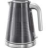 Russell Hobbs Bollitore Elettrico Geo Steel 1,7 L 2400 W, Filtro Anticalcare Rimovibile, Spegnimento Automatico, Base Girevole 360°, Dettagli in Acciaio Inossidabile - 25240-70