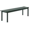 Muuto - Panchina Linear - Verde - Acciaio verniciato a polvere - Designer Thomas Bentzen