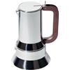 Alessi - Caffettiera espresso italiano 9090 - Metallo - Acciaio inossidabile - Designer Richard Sapper
