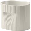 Muuto - Vaso per fiori Ridge - Bianco - Terracotta - Designer Studio Kaksikko