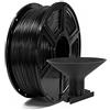 FLASHFORGE Filamento ASA 1,75 mm, filamenti per stampante 3D da 1 kg Accuratezza dimensionale +/- 0,02 mm, senza fumo e inodore (nero, ASA)