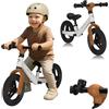 lionelo Bicicletta Senza Pedali TONI Per Bambini da 18 mesi a 30kg Ruote in Gomma PU da 25cm Poggiapiedi Cestino Sella e Manubrio Regolabili Impugnatura Antiscivolo Leggero Campanello (Beige)