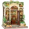 Does not apply Book Nook Kit - Kit Casa Delle Bambole in Miniatura Diy, Puzzle 3D in Legno per
