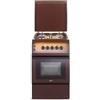 De'Longhi DL554GK2 - Cucina a gas con forno, 4 Fuochi, 50x50 cm, colore rame, Classe energetica A
