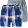 Schiesser Confezione da 2 Boxer da Uomo in Cotone Web Multipack - Webboxer
