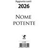 Nome potente. Aggiunta canti 2026