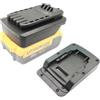 OPIFDVSA Compatibile con Stanley Compatibile con Fatmax V20 SB202 SB204 SB206, DCB200 Adattatore for batteria 18V 20V 54V 60V