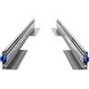BRASOM Ladegeleiders BRASOM Guide per cassetti a scorrimento - Scorrimento pesante 600mm, 250kg, 60 cm, Heavy Duty, Blocco di apertura/chiusura del sistema di guide per cassetti, cuscinetti a sfera, sinistra e destra