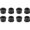 QUARKZMAN 26pz Guarnizioni in Gomma 9/16(15mm) Foro di Perforazione, 3/8(10mm) ID Foro Tappo Foro a Cilindro in Gomma Silicone Nera Guarnizione Tappo Foro per Cablaggio, Automobilistico
