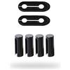 dibi Kit copricerniera e copridado per porte blindate Marca Di.Bi., colore Nero