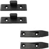 TopHomer 2 paia di ganci per pannelli di mobili, montaggio rapido, montaggio a pressione, clip per pannelli da cucina, armadi, armadi, letto, tavoli, pannelli mobili