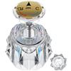 Dreyoo Confezione da 1 maniglia per rubinetto compatibile con Delta Faucet RP2391, kit maniglia singola trasparente con foro sfalsato per doccia/vasca, ricambio pomello per rubinetto da 2-1/2 x 2-1/8