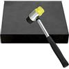 Oudtinz Blocco da banco in gomma da gioielliere, blocco per stampaggio per martellare, modellare, inseguire, appiattire i metalli (15 cm x 15 cm)