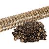 artapisserie.fr 10 x Liste e Bullette per Divani e Sedie colore Oro Anticato 11mm con 18 Chiodi - Tappezzeria