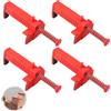 Solbrezeni Morsetti per mattoni da 8,9-11,9 cm, 4 pezzi, per strumenti di muratura | PA6 Engineering Plastica, resistente all'usura, antiscivolo, molle in acciaio inox per attrezzi fissatore mattoni filo