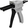 HE COSMOSTAR Pistola di miscelazione e erogazione CosmoMix, pistola per miscelazione a impressioni Rapporto pistola AB 1:1/1:2 per materiale adesivo da 50 ml, pistola dispenser cartuccia miscelatrice, pistola per