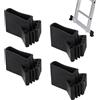 TopHomer 4 coperture per piedini per scale, stabilizzatore in gomma antiscivolo per scale a gradini, accessorio universale per scala pieghevole