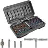 Befun Set di cacciaviti magnetici 42 in 1, cacciavite magnetico multiplo | Set di cacciaviti a cricchetto rimovibile, 8 punte lunghe e 32 corte, strumento di riparazione di precisione