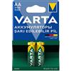 VARTA Ready to Use AA (Mignon)/HR6 (56706) - 2100 mAh, 2 pezzi blister - LSD-NiMH batteria (pronta per l'uso), 1,2 V