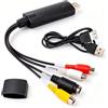 MIMISOLA Convertitore VHS in Digitale, VHS to Digital Converter, USB 2.0 Video Grabber, Convertitore Analogico Digitale Acquisizione, per PC, Video, DVD, Windows XP 10/8/7