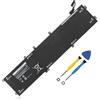 K KYUER 97Wh 6GTPY Batteria per Dell Vostro 7500 XPS 15 9560 9570 7590 Inspiron 7501 7591 G7 17 7700 Gaming Precision 5520 5530 5540 Mobile Workstation P46E P56F P83F P102F GPM03 5XJ28 W62W6 XYCW0