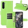 Fertuo Cover Oneplus Nord, Custodia Portafoglio Cover a Libro in Pelle Flip Case con Silicone Bumper, Fibbia Magnetica, Porta Carte, Kickstand, per Oneplus Nord 5G Smartphone, Verde