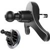 Generic Supporto per presa d'aria per auto | Supporto per presa d'aria per auto girevole a 360 gradi | Clip porta cellulare da auto vivavoce, porta cellulare anti-vibrazione, universale per smartphone
