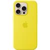 Apple Custodia MagSafe cover in silicone per iPhone 16 Pro - Giallo carambola