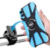 Kinizuxi Porta Cellulare Bici,Universale Supporto Smartphone per Bici 360° Rotabile,Staccabile Telefono Porta per Moto Bicicletta Compatibile con iPhone,Samsung,Tutti Smartphone 4.5-7.0(Nero)