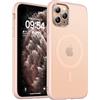 TOCOL Cover Magnetica per iPhone 11 Pro 5,8 Pollic, Compatibile con MagSafe, Custodia Antiurto Traslucida Opaca, Titanio Sabbia