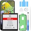 Beefix Batteria per Samsung Galaxy S23 (SM-S911B), 3900 mAh, batteria di ricambio ad alta capacità per Galaxy S23 (EB-BS912ABY) con strumenti di riparazione professionali