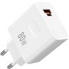 ASKUBSKU 80W Caricatore per Honor 600 Pro 600 500 400 5G, Adattatore di Caricabatterie da 80 Watt Ricarica Rapida USB C Spina Mobile per Honor X70 X60 GT Magic6 Pro Magic 7 Lite V3 Tablet Pad,Solo Adattatore