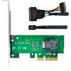 Cablecc PCI-E 3.0 4.0 a SFF-8643 scheda adattatore e U.2 U2 SFF-8639 NVME PCIe SSD cavo per scheda madre SSD