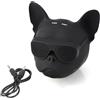 Zerone Altoparlante creativo a forma di cane, lettore di musica portatile con suono stereo, a forma di cane, altoparlante wireless Bluetooth