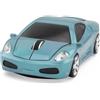 Aikchi Mouse senza fili per computer, mouse ottico 3D a forma di auto sportiva, mouse ergonomico da scrivania per laptop FLL (Azure)