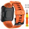 ANBEST Bracciale Compatibile con Forerunner 35 Cinturino, Bracciale Sportiva in Silicone per Approach S10/Approach S5/Approach S6 Smart Watch, Arancione