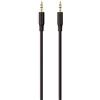 Belkin F3Y117Bt1M Cavo Audio Jack Maschio a Doppio Jacks Maschio, 1 M, Nero