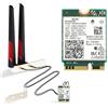 Teday Scheda Intel BE200 Bluetooth 5.4 Wi-Fi 7 Scheda BE200NGW 2.4/5/6GHz 5.8Gbps Wrieless Adattatore per Windows 11 Desktop PC con Antenne