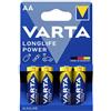 Varta High Energy AA Alkaline 1.5V non-rechargeable battery - Non-Rechargeable Batteries (Alkaline, Cylindrical, 1.5 V, 4 pc(s), AA, Blue, Silver)