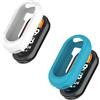 Generic Confezione da 2 custodie in silicone per Xiaomi Smart Band 10, custodia protettiva flessibile in silicone resistente ai graffi, compatibile con Xiaomi Smart Band 10 (azzurro/bianco)