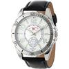 U.S. Polo Assn. classico US5159 nero cinturino in finta pelle orologio