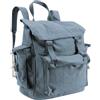 VINTIKA Zaino vintage in tela, 100% cotone, stile militare, con tasche laterali, per lavoro, viaggi, scuola, Blu Raf
