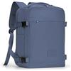WOUIYO Zaino Ryanair 40x30x20, 24L Zaino da Viaggio Aereo Bagaglio a Mano Borsa da Cabina per Donna Uomo, Borse Valigia Zaini Casual per Wizz Air EasyJet
