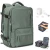 BJLFS Zaino da Viaggio Ryanair 40x30x20 Sottovuoto Bagaglio a mano 40x30x20 Wizzair,Borsa da viaggio Donna impermeabile Borsa da Cabina per Easyjet 45x36x20 Zaino Airbag Sottovuoto con pompa