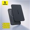 Baseus Power Bank Magnetico da 5000mAh 22.5W USB-C e Ricarica Wireless 7.5W/15W, Sottile come una Carta (6.9mm) con NFC e Monitoraggio Batteria per iPhone 17