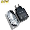 SAMSUNG Caricabatterie Samsung 60W PD con Cavo Type-C Originale per Ricarica Super Veloce, Compatibile con Galaxy S26 S25 S24 S23 S22 Ultra Plus A90 S10