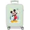 Disney Joumma Disney Mickey & Minnie Valigia da cabina verde 33 x 50 x 20 cm Rigido 2 kg Chiusura a combinazione laterale ABS 2 kg 33 L Bagaglio a mano, Verde, Taglia unica, Valigia cabina