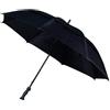 Impliva Falcone Ombrello classico, 130 cm, Nero (Schwarz)