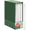 Bolsius - Candele lisce - 23 cm - 32 pezzi - bianco - candele decorative - senza olio di palma