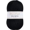 Utopia Crafts Big Boss 400g Filato Acrilico Maglia & Uncinetto - 1200m Gomitolo, Lavabile Lavatrice, Oeko-Tex Certificato, per Maglioni, Coperte, Sciarpe & Cappelli (Nero Profondo)